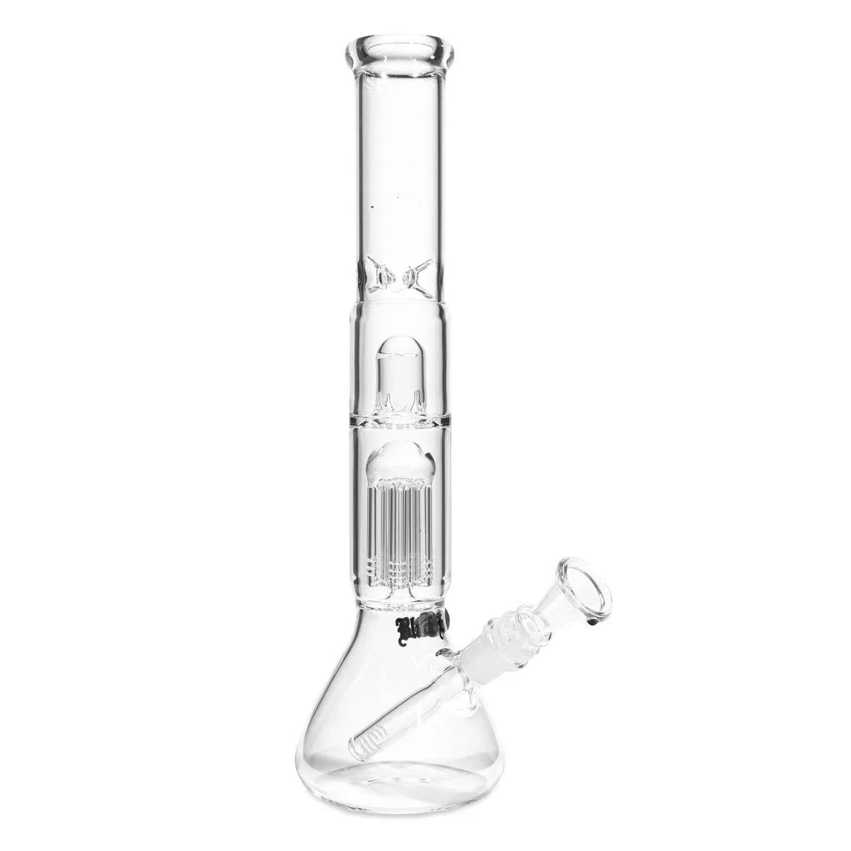 Black Leaf Bong de Gelo em Vidro com Percolador e Difusor Dome