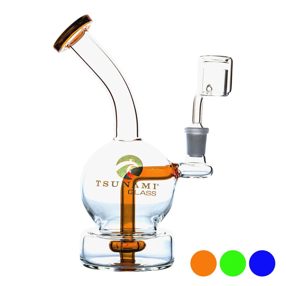 Rig para Concentrados Shower Head 7'' (Tsunami Glass)