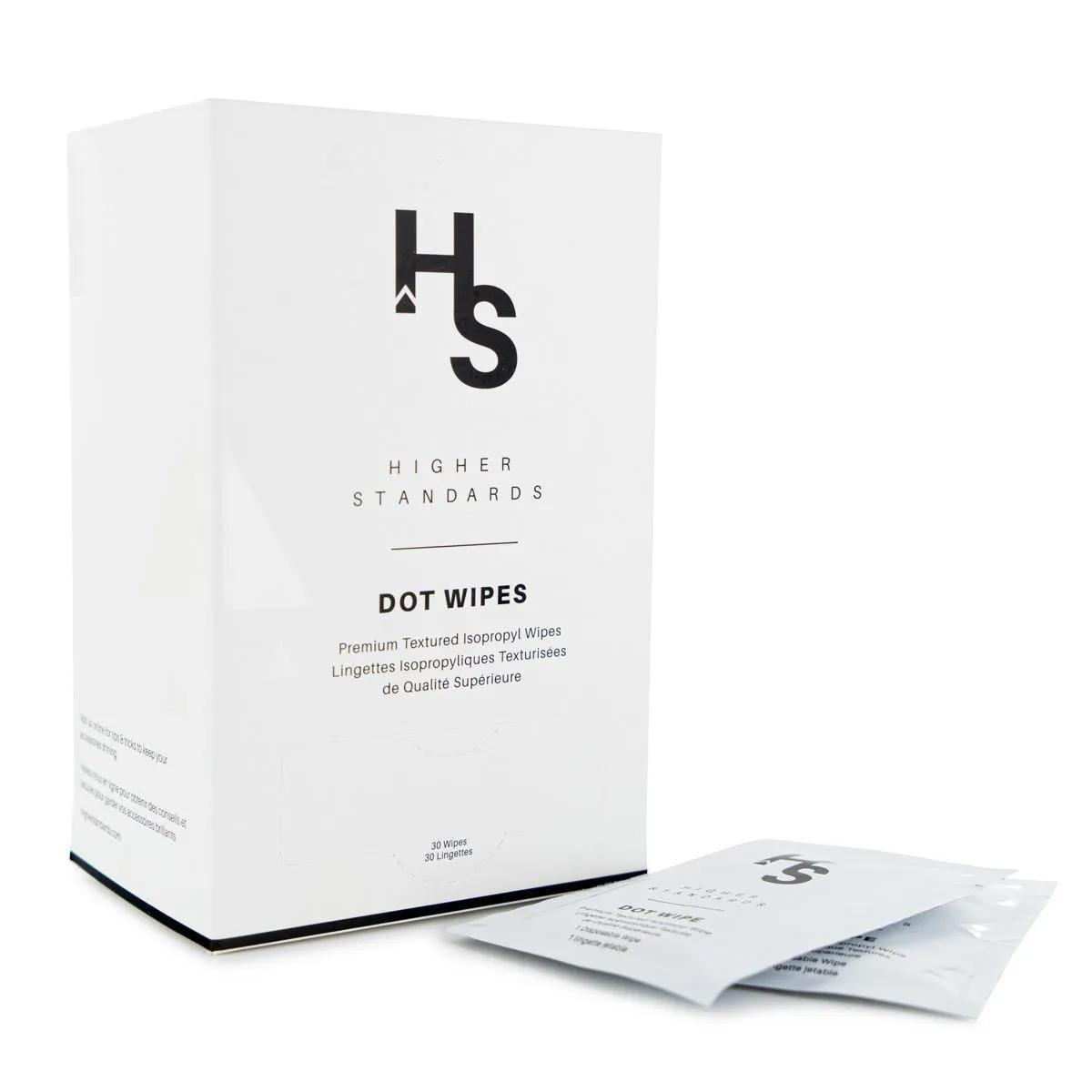 Toalhetes Dot Wipes Higher Standards para Limpeza de Vidro