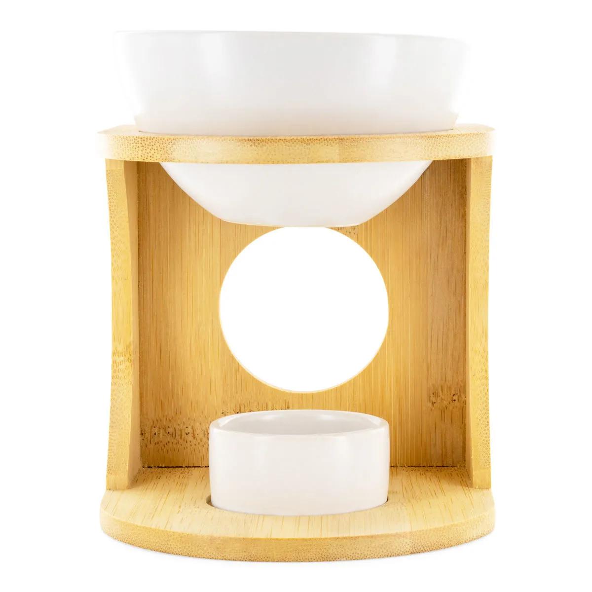 Difusor de Óleo Essencial com Suporte de Bambu