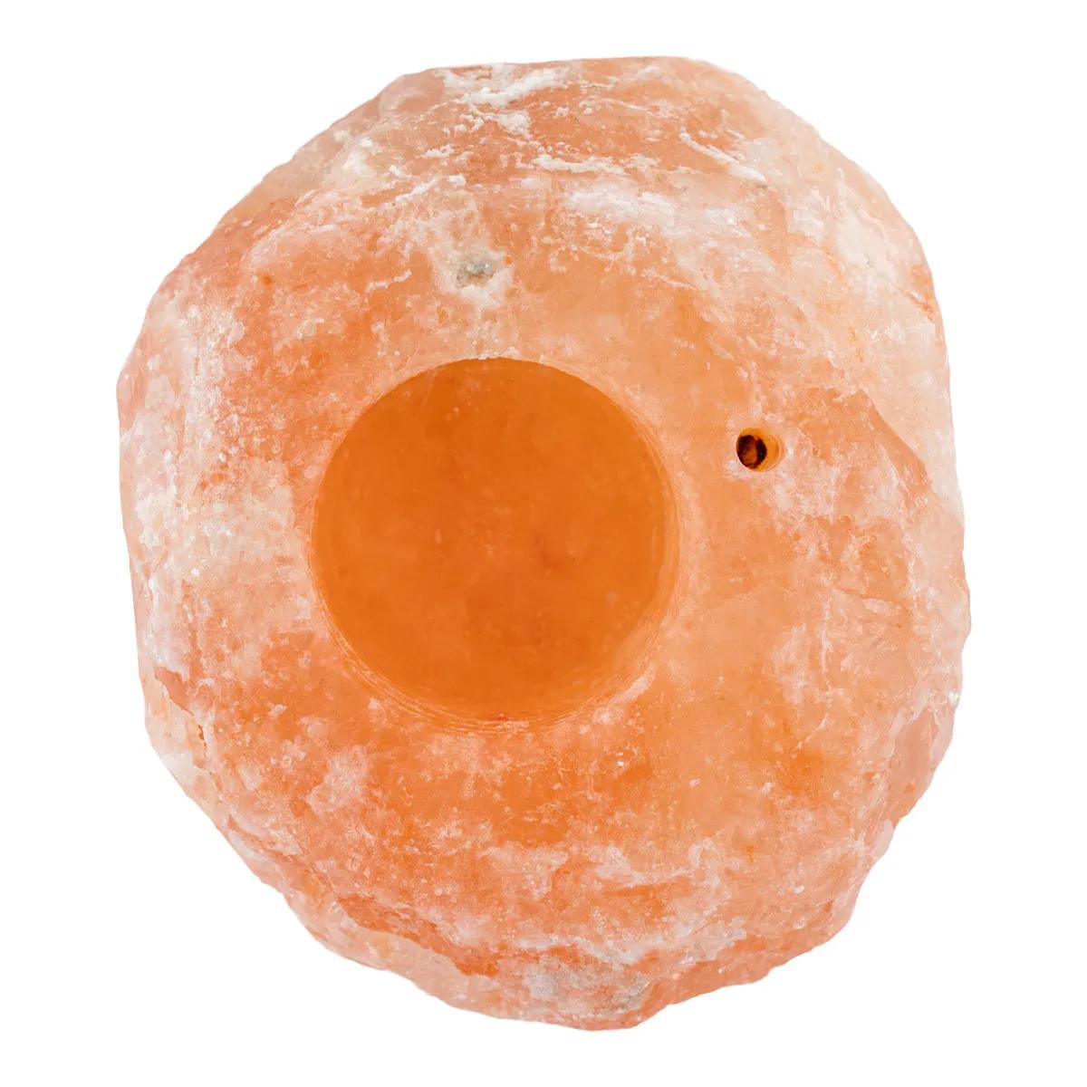 Suporte para Vela Tea Light em Pedra de Sal