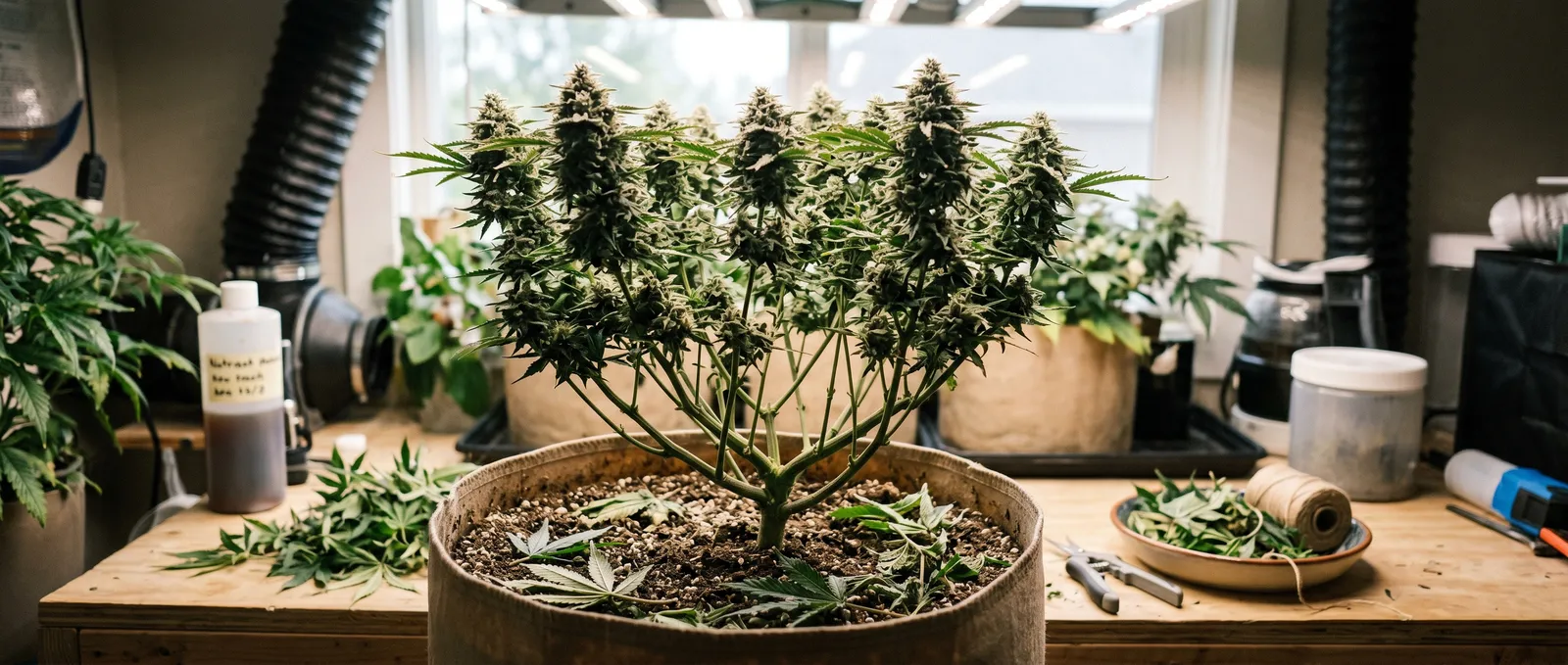 AZARIUS · What defoliation actually does to a cannabis plant