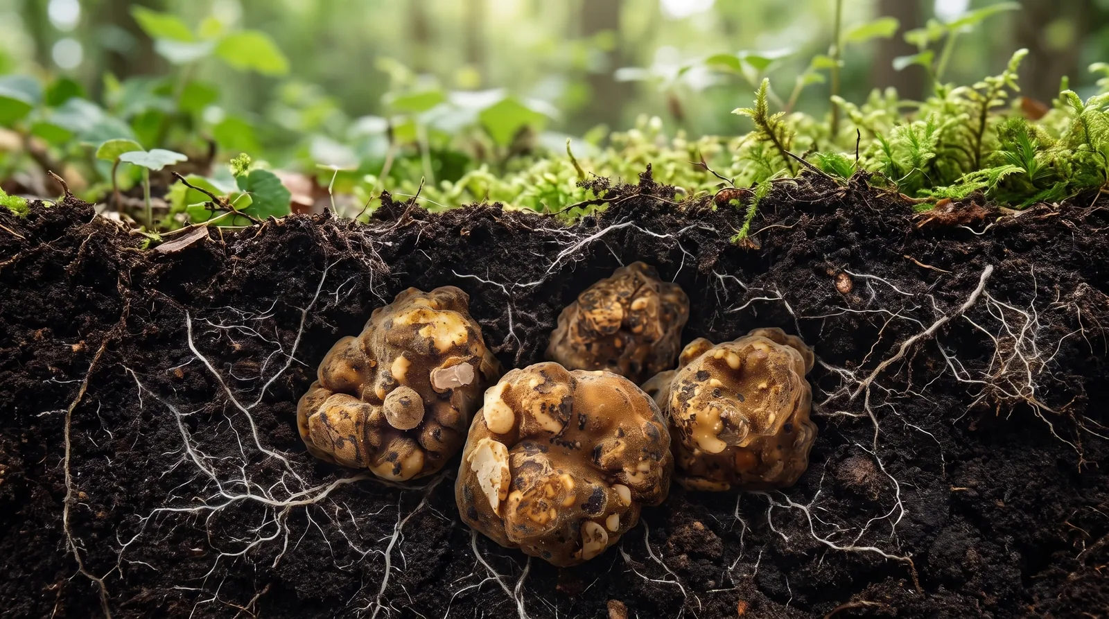 Porque as trufas mágicas crescem debaixo da terra